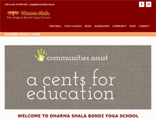 Tablet Screenshot of dharmashala.com.au